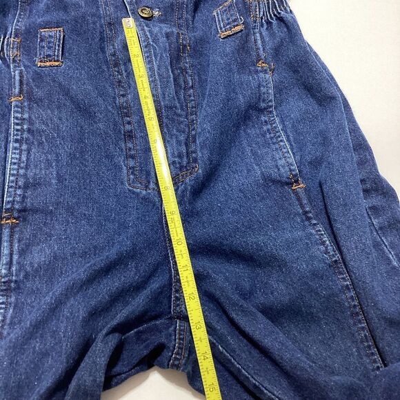 Power Brand Denim Jumpsuit Coverall Size 8 Blue - Picture 13 of 16